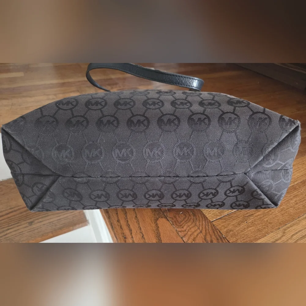 Michael Kors Brown MK Logo Tote Bag